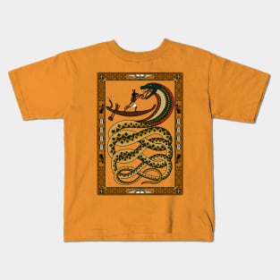 Set (Seth) fighting Apophis (Apep) Kids T-Shirt